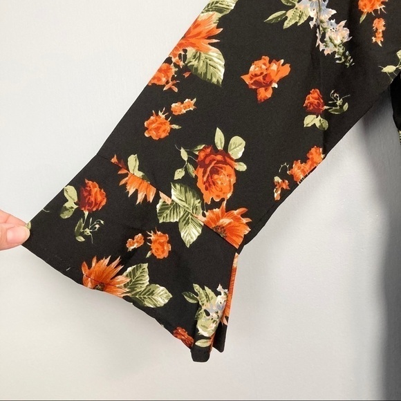 𝅺oh! Mamma Maternity Notched Floral Midi Dress - Picture 5 of 13